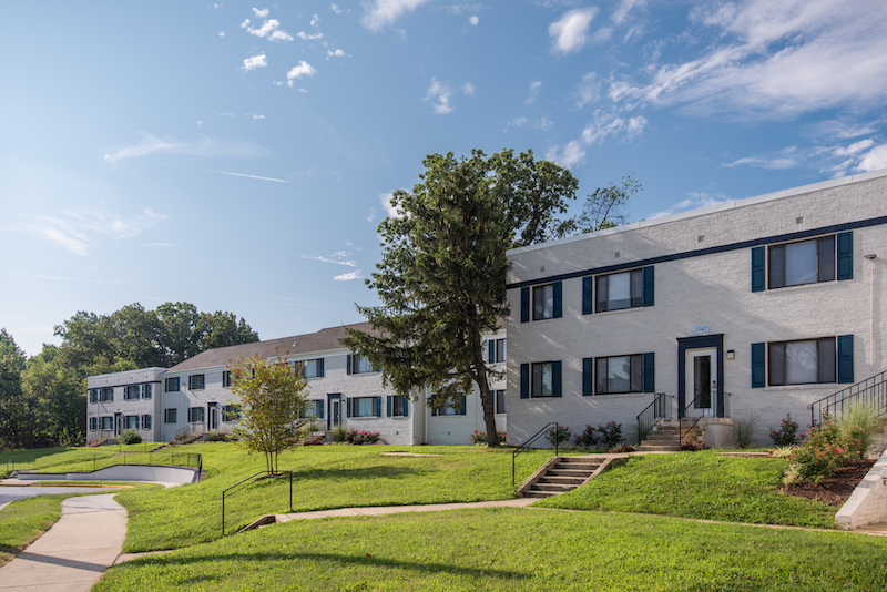Exterior view of Silver Hill Apartments